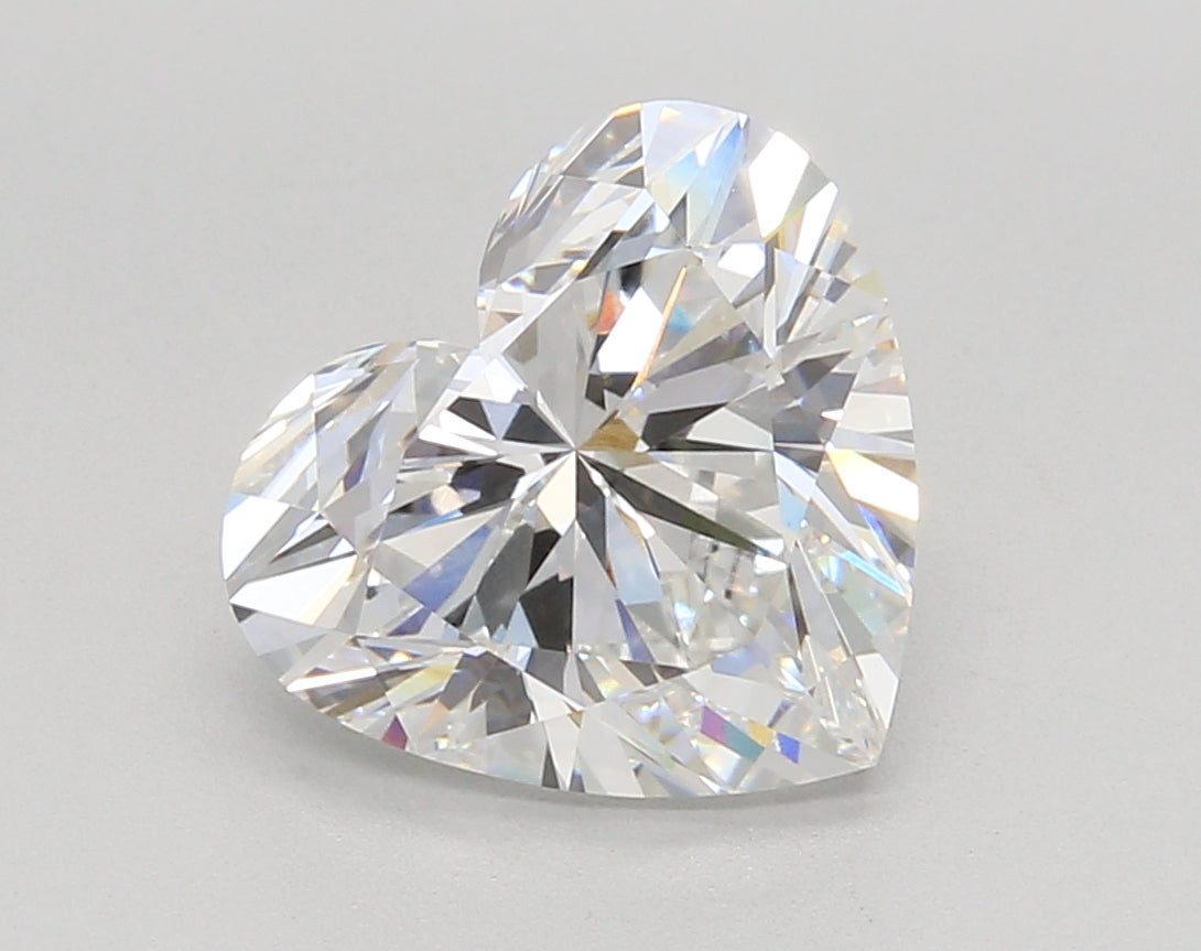 3.88 Carat Heart Shaped, Ideal Cut, E Color, VS1 Clarity, IGI Certified Lab Grown Diamond