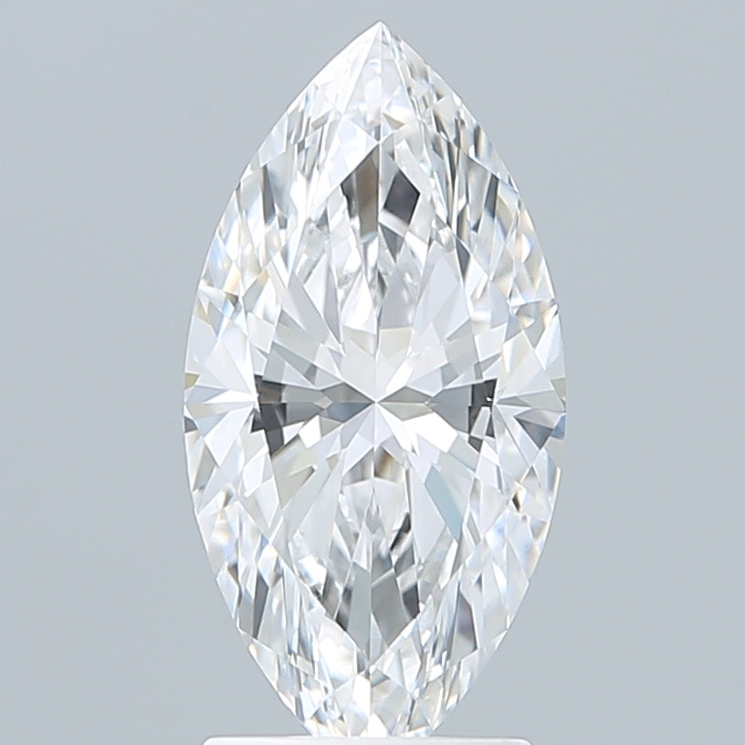 2.28 Carat Marquise Shaped, Ideal Cut, D Color, VVS2 Clarity, IGI Certified Lab Grown Diamond