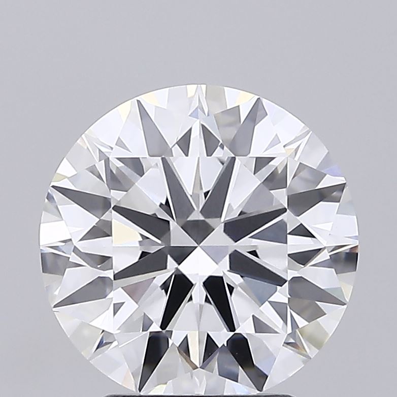 3.16 Carat Round Shaped, Ideal Cut, E Color, VVS2 Clarity, IGI Certified Lab Grown Diamond