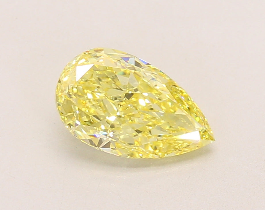 1.28 Carat Pear Shaped, Ideal Cut, VVS2 Clarity, IGI Certified Lab Grown Diamond