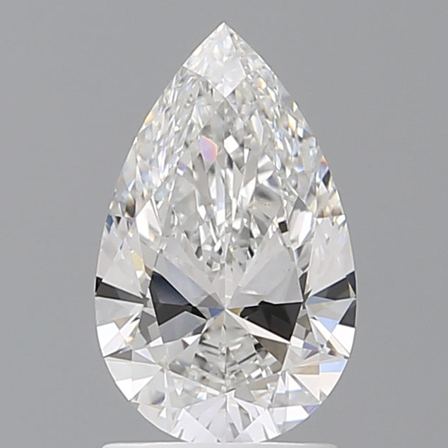 1.60 Carat Pear Shaped, Ideal Cut, D Color, VVS2 Clarity, IGI Certified Lab Grown Diamond