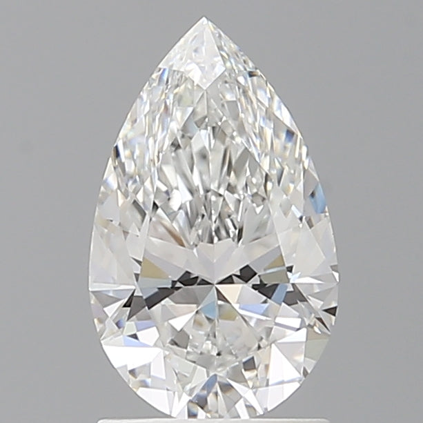 1.51 Carat Pear Shaped, Ideal Cut, E Color, VVS2 Clarity, IGI Certified Lab Grown Diamond