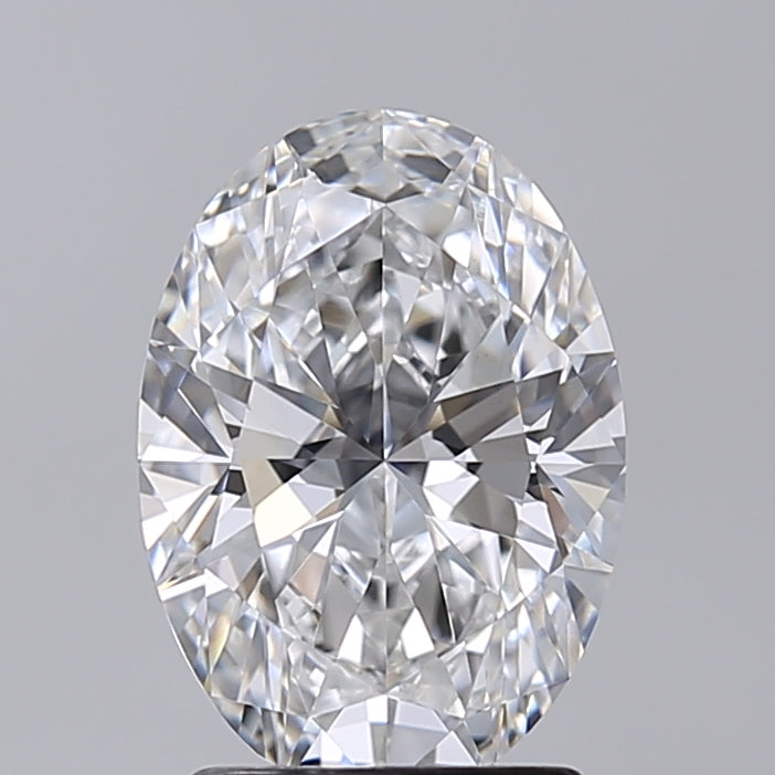 2.00 Carat Oval Shaped, Excellent Cut, D Color, VVS2 Clarity, IGI Certified Lab Grown Diamond