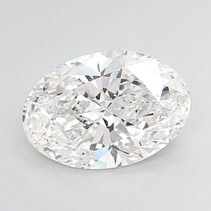 5.09 Carat Oval Shaped, Ideal Cut, E Color, VVS2 Clarity, IGI Certified Lab Grown Diamond