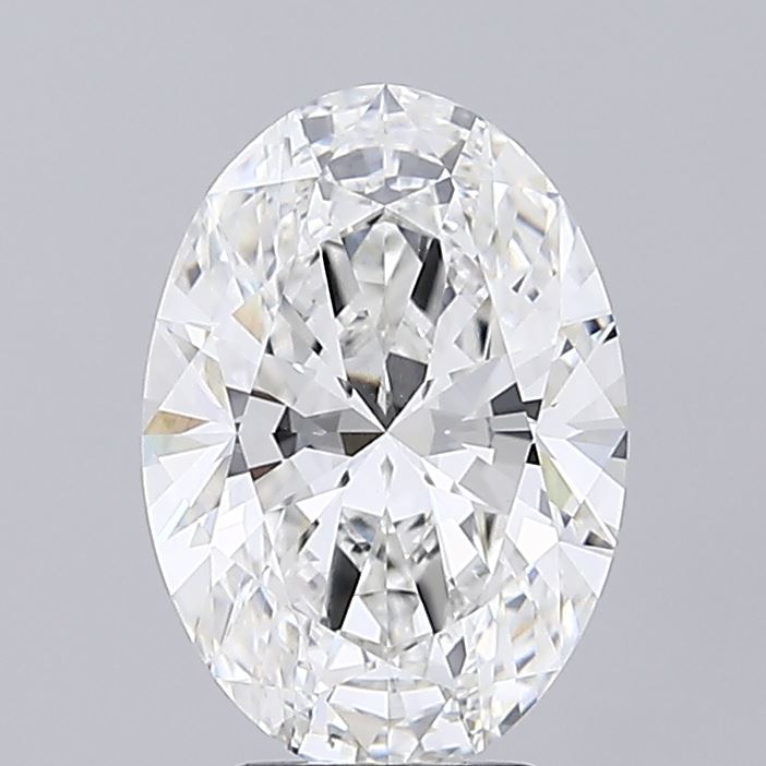 4.05 Carat Oval Shaped, Ideal Cut, F Color, VS1 Clarity, IGI Certified Lab Grown Diamond