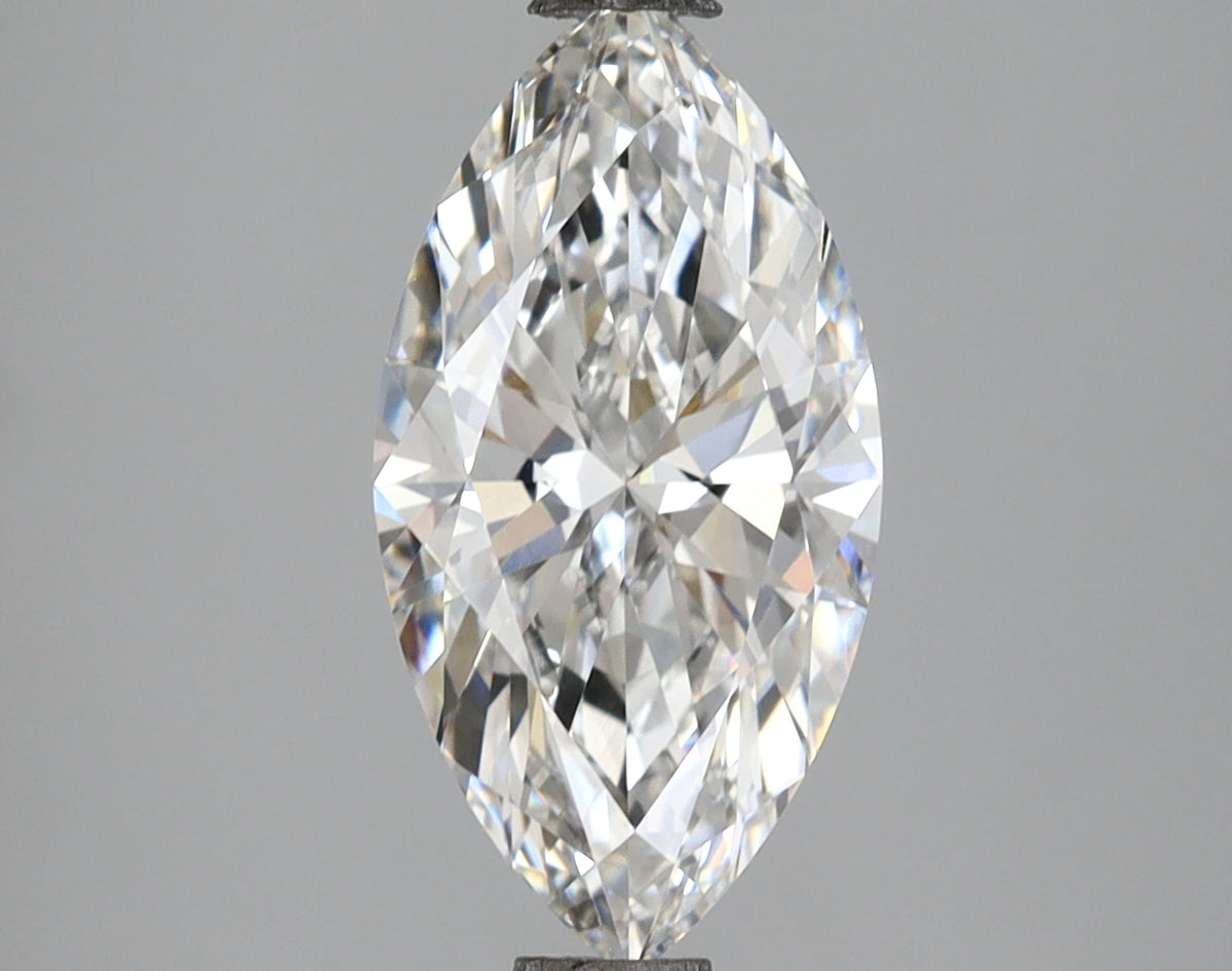 2.01 Carat Marquise Shaped, Excellent Cut, D Color, VVS2 Clarity, IGI Certified Lab Grown Diamond