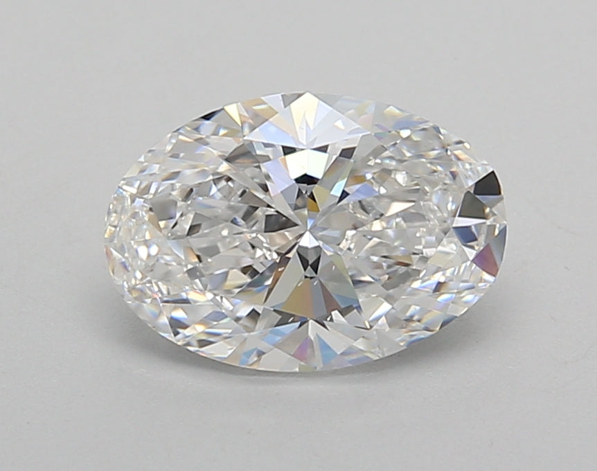 1.52 Carat Oval Shaped, Excellent Cut, D Color, VS2 Clarity, IGI Certified Lab Grown Diamond