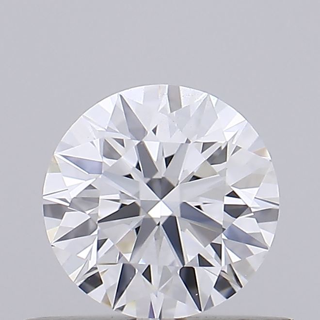 0.53 Carat Round Shaped, Ideal Cut, D Color, VS1 Clarity, IGI Certified Lab Grown Diamond