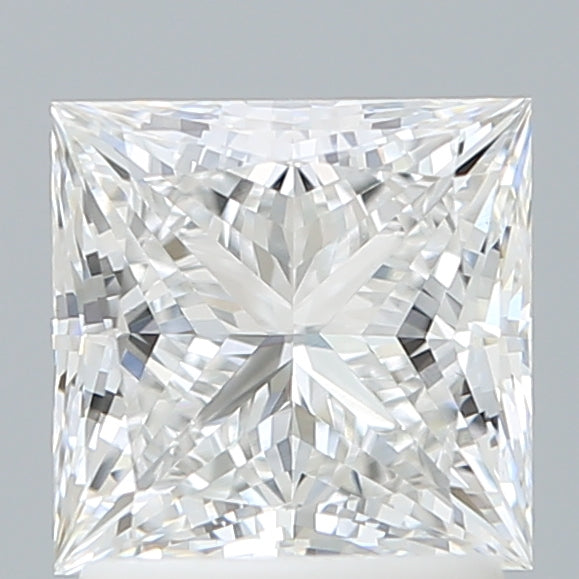 1.77 Carat Princess Shaped, Ideal Cut, E Color, VVS2 Clarity, IGI Certified Lab Grown Diamond
