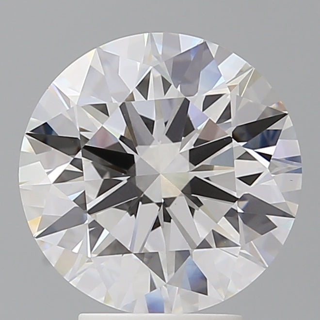 4.09 Carat Round Shaped, Ideal Cut, E Color, VVS2 Clarity, IGI Certified Lab Grown Diamond