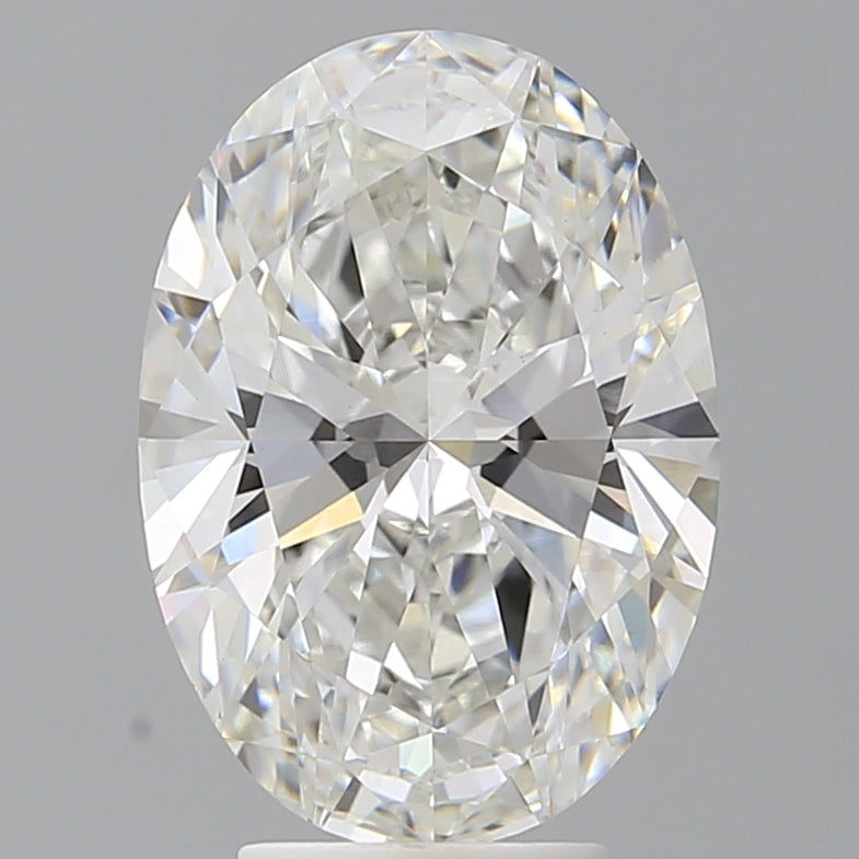 4.53 Carat Oval Shaped, Ideal Cut, E Color, VVS2 Clarity, IGI Certified Lab Grown Diamond