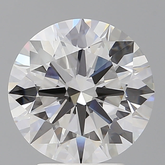 3.59 Carat Round Shaped, Ideal Cut, E Color, VVS2 Clarity, IGI Certified Lab Grown Diamond