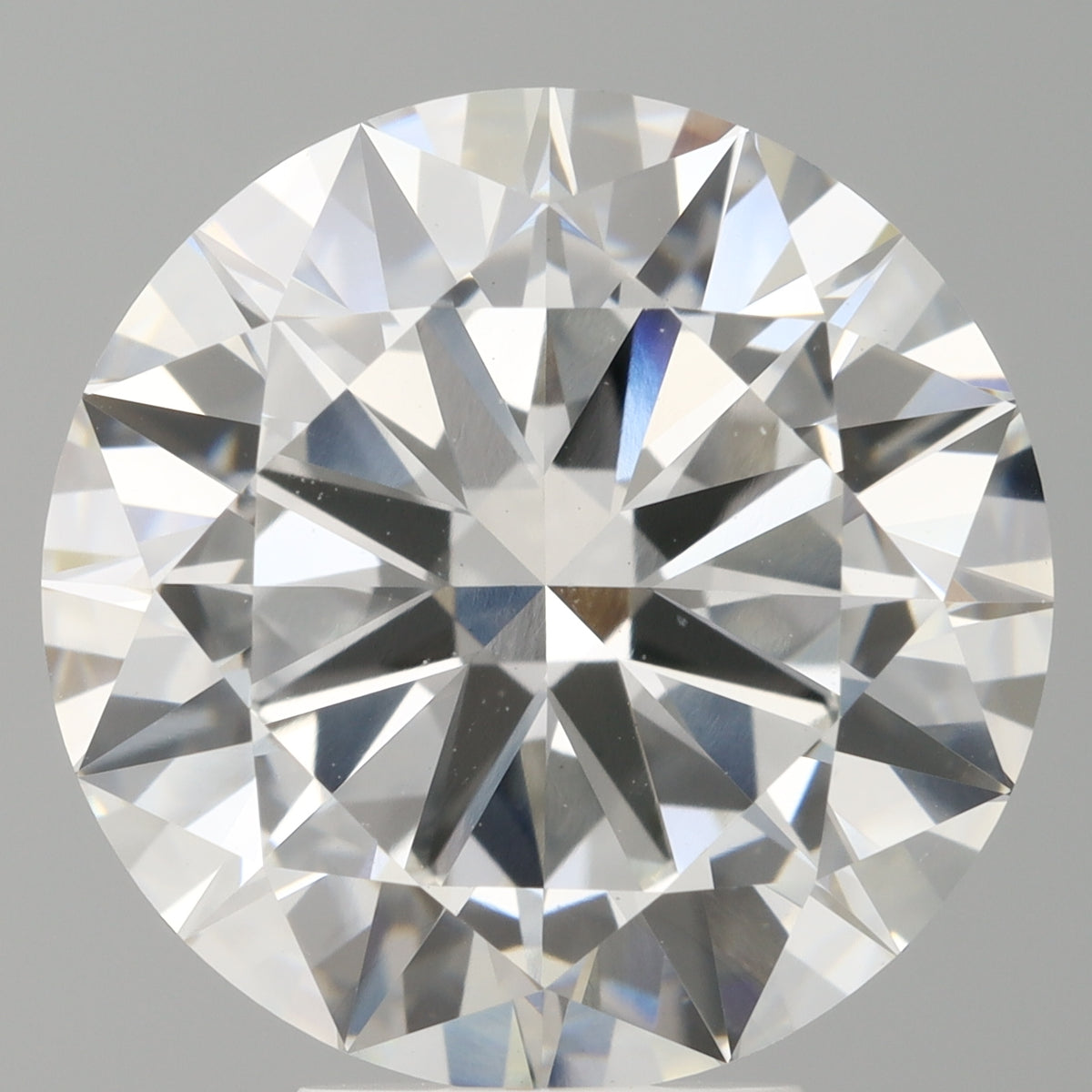 6.02 Carat Round Shaped, Excellent Cut, F Color, VS1 Clarity, IGI Certified Lab Grown Diamond