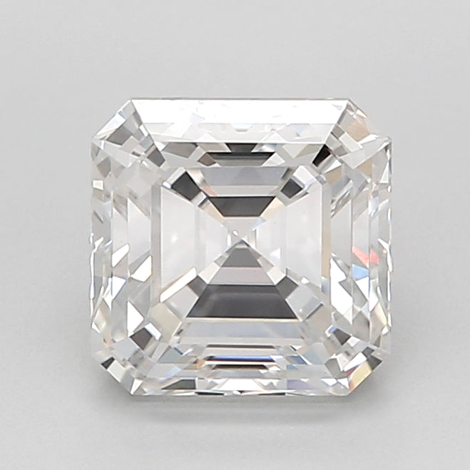 2.02 Carat Asscher Shaped, Excellent Cut, F Color, VVS2 Clarity, IGI Certified Lab Grown Diamond
