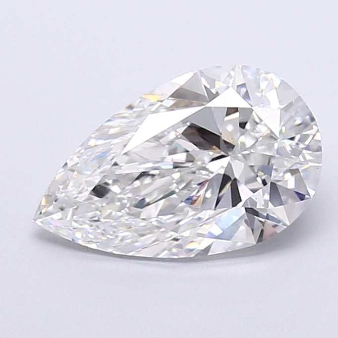 4.24 Carat Pear Shaped, Very Good Cut, E Color, VS1 Clarity, IGI Certified Lab Grown Diamond