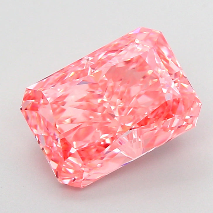 2.52 Carat Radiant Shaped, Excellent Cut, VVS2 Clarity, IGI Certified Lab Grown Diamond