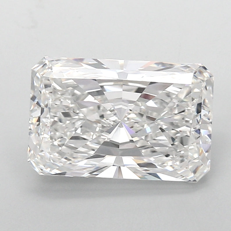 9.06 Carat Radiant Shaped, Very Good Cut, F Color, VVS2 Clarity, IGI Certified Lab Grown Diamond