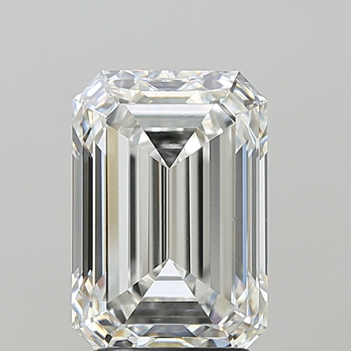 3.03 Carat Emerald Shaped, Ideal Cut, E Color, VS1 Clarity, IGI Certified Lab Grown Diamond