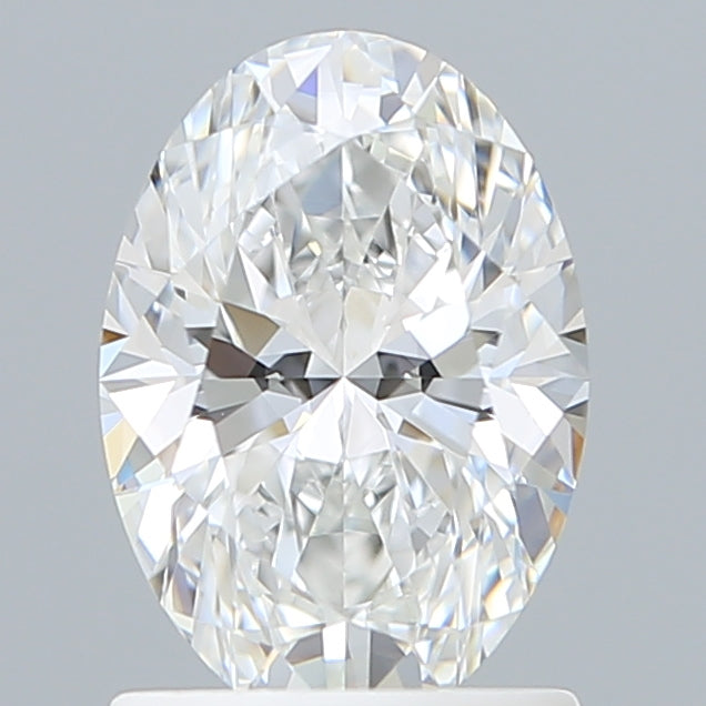 1.38 Carat Oval Shaped, Excellent Cut, D Color, VVS2 Clarity, IGI Certified Lab Grown Diamond