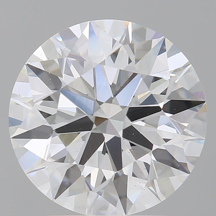 3.04 Carat Round Shaped, Ideal Cut, E Color, VS2 Clarity, IGI Certified Lab Grown Diamond