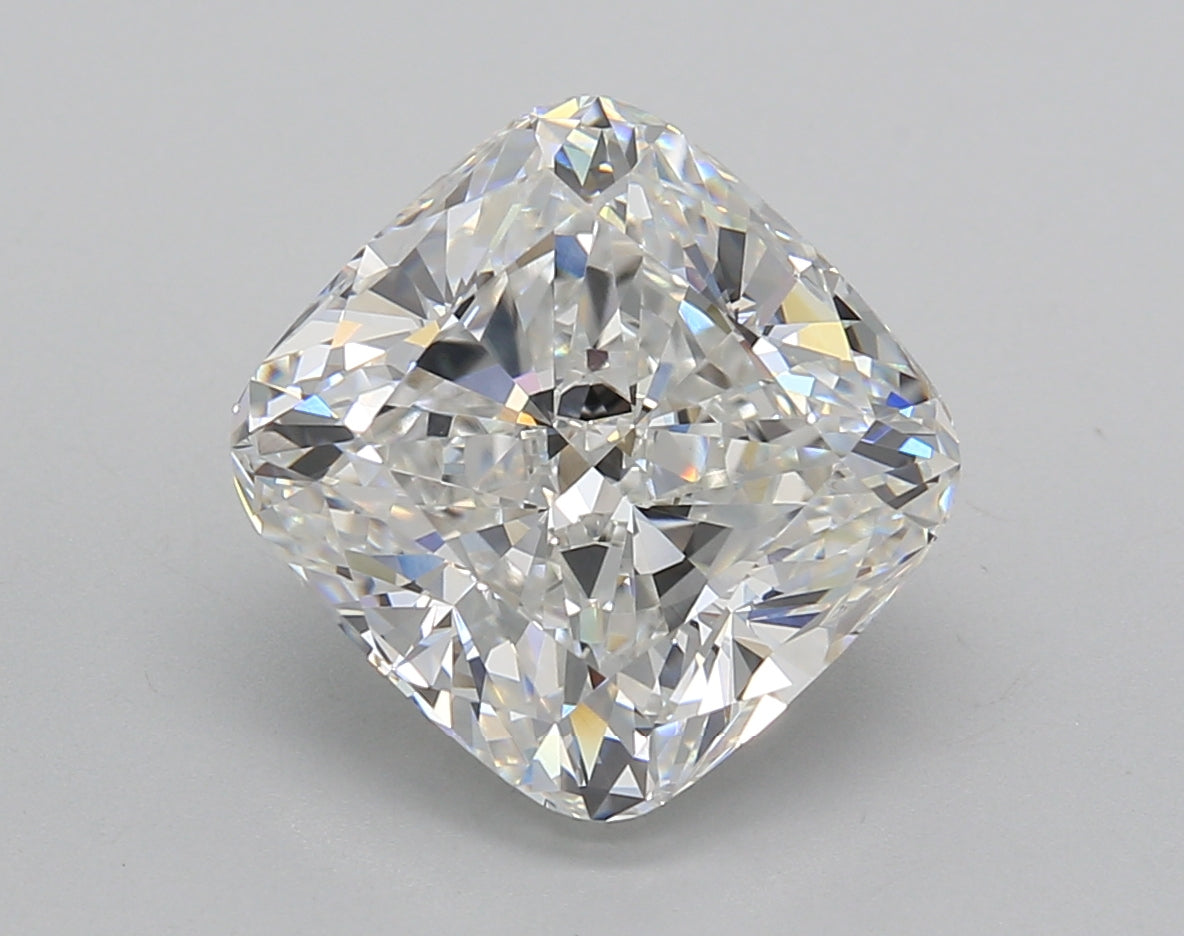 5.02 Carat Cushion Shaped, Excellent Cut, E Color, VVS2 Clarity, IGI Certified Lab Grown Diamond