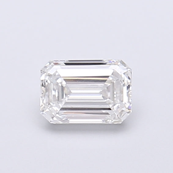 0.50 Carat Emerald Shaped, Very Good Cut, E Color, VVS2 Clarity, IGI Certified Lab Grown Diamond