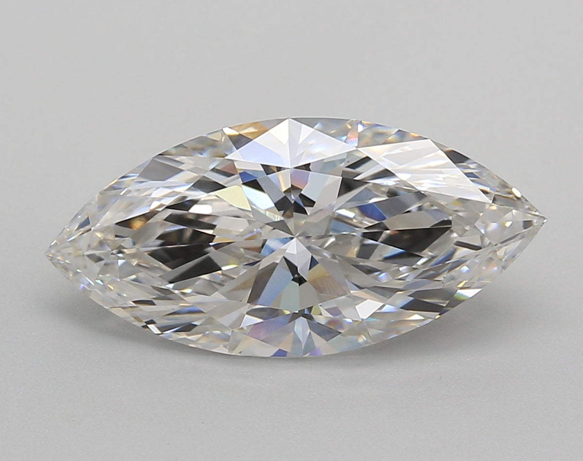 3.51 Carat Marquise Shaped, Excellent Cut, G Color, VS1 Clarity, IGI Certified Lab Grown Diamond