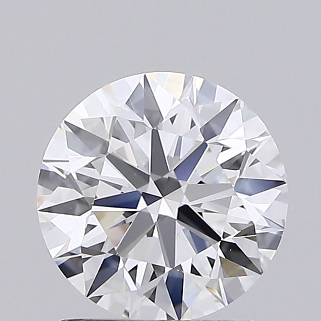 1.54 Carat Round Shaped, Ideal Cut, D Color, VVS2 Clarity, IGI Certified Lab Grown Diamond