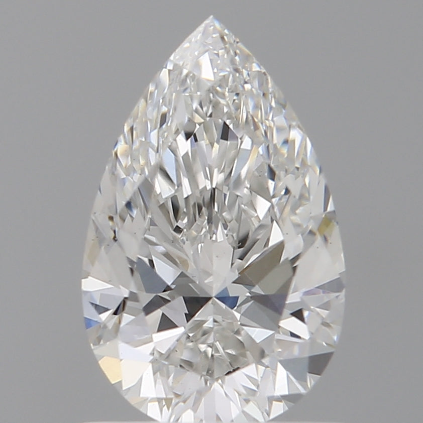 1.08 Carat Pear Shaped, Ideal Cut, F Color, VS1 Clarity, IGI Certified Lab Grown Diamond