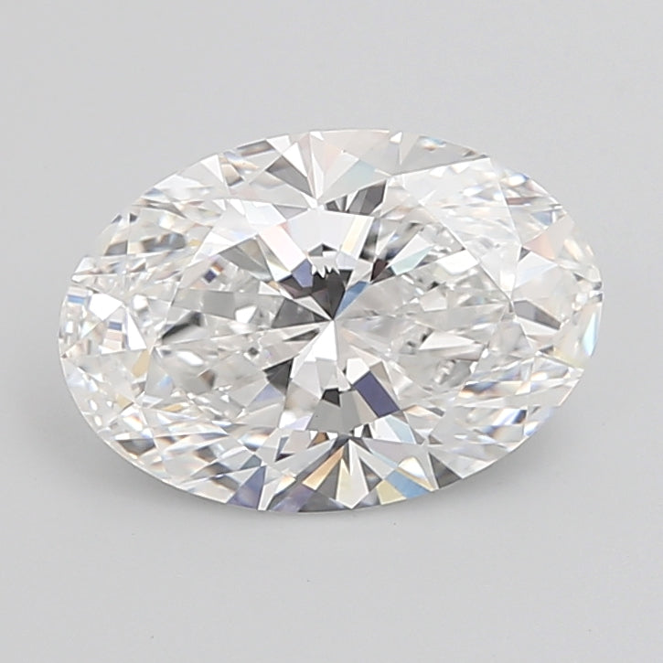 4.75 Carat Oval Shaped, Ideal Cut, E Color, VVS2 Clarity, IGI Certified Lab Grown Diamond
