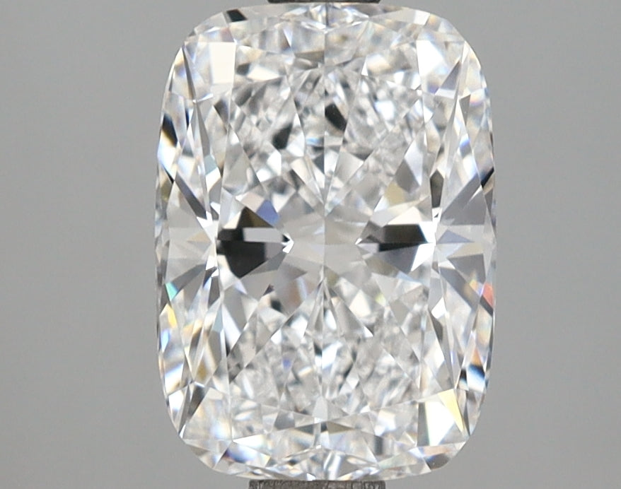 2.17 Carat Cushion Shaped, Ideal Cut, D Color, VVS2 Clarity, IGI Certified Lab Grown Diamond