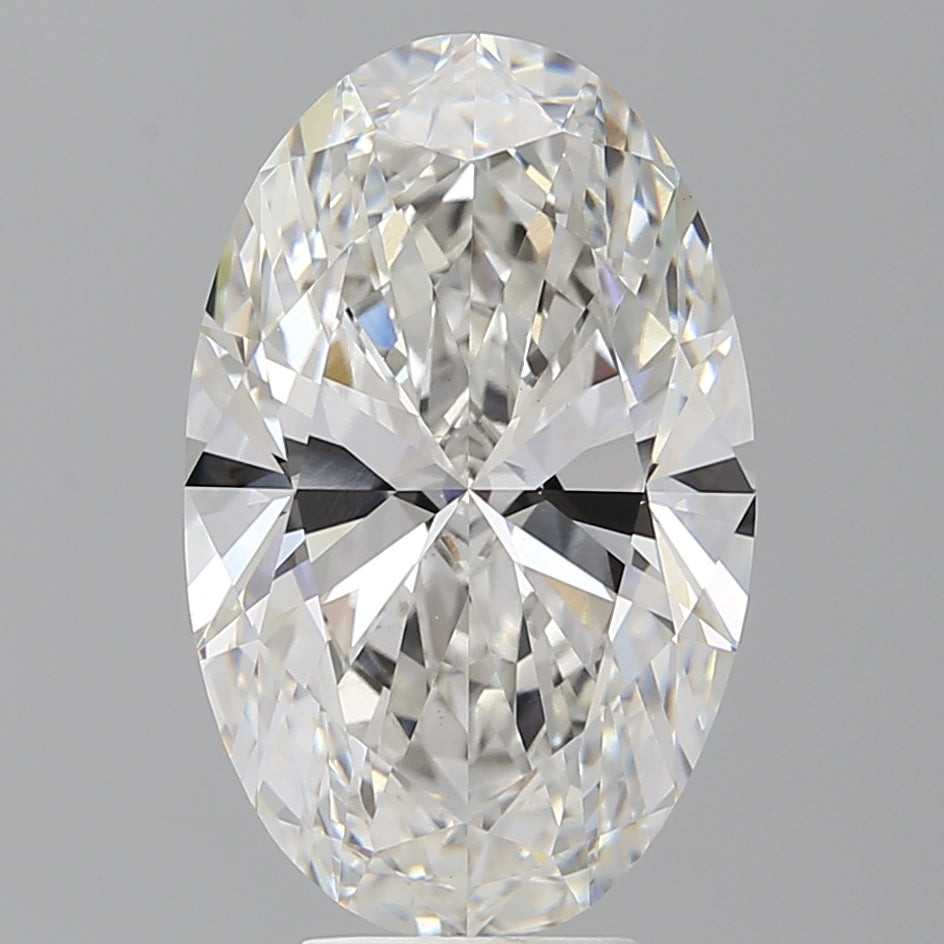 6.08 Carat Oval Shaped, Ideal Cut, F Color, VS1 Clarity, IGI Certified Lab Grown Diamond