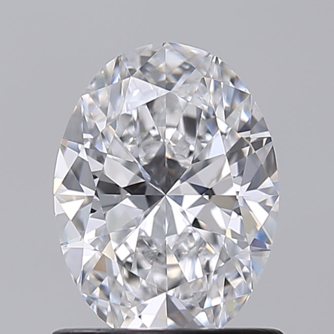 1.00 Carat Oval Shaped, Very Good Cut, D Color, VVS1 Clarity, IGI Certified Lab Grown Diamond
