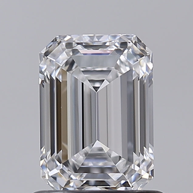 1.02 Carat Emerald Shaped, Very Good Cut, D Color, VVS2 Clarity, IGI Certified Lab Grown Diamond