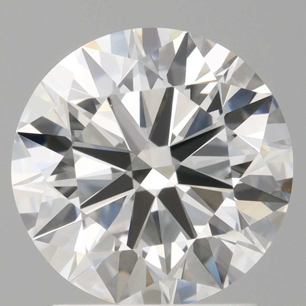 1.95 Carat Round Shaped, Ideal Cut, D Color, VVS2 Clarity, IGI Certified Lab Grown Diamond