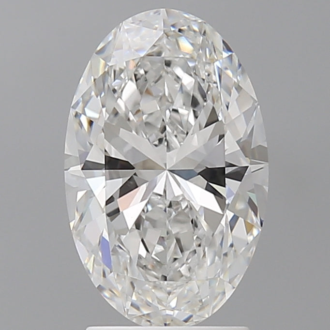 2.59 Carat Oval Shaped, Ideal Cut, E Color, VVS2 Clarity, IGI Certified Lab Grown Diamond