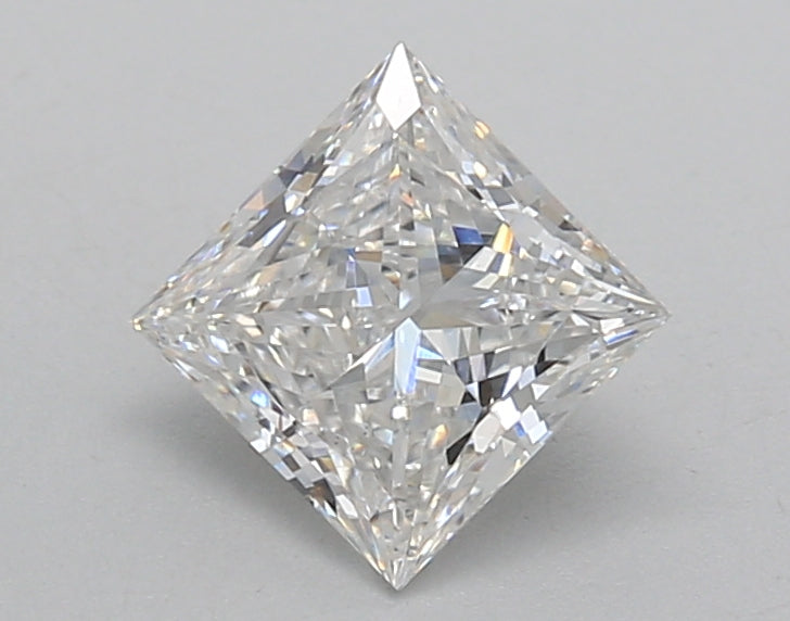 1.02 Carat Princess Shaped, Excellent Cut, E Color, VVS2 Clarity, IGI Certified Lab Grown Diamond