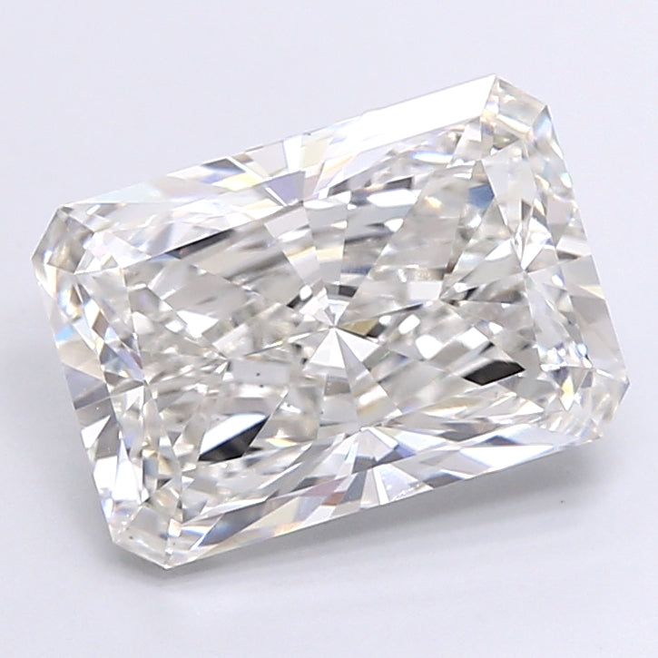 5.01 Carat Radiant Shaped, Very Good Cut, G Color, VS2 Clarity, IGI Certified Lab Grown Diamond