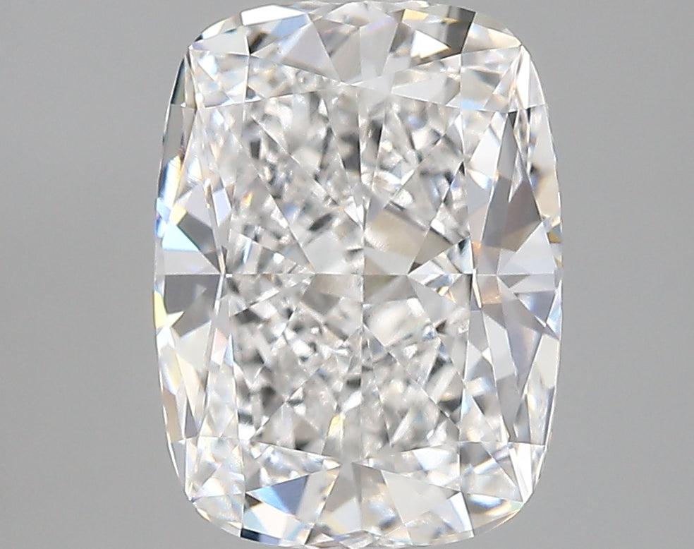 3.90 Carat Cushion Shaped, Very Good Cut, F Color, VVS2 Clarity, IGI Certified Lab Grown Diamond