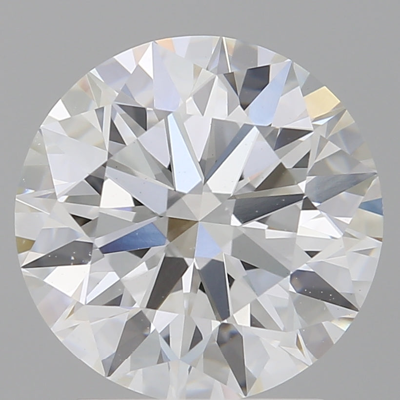 2.60 Carat Round Shaped, Ideal Cut, E Color, VVS2 Clarity, IGI Certified Lab Grown Diamond