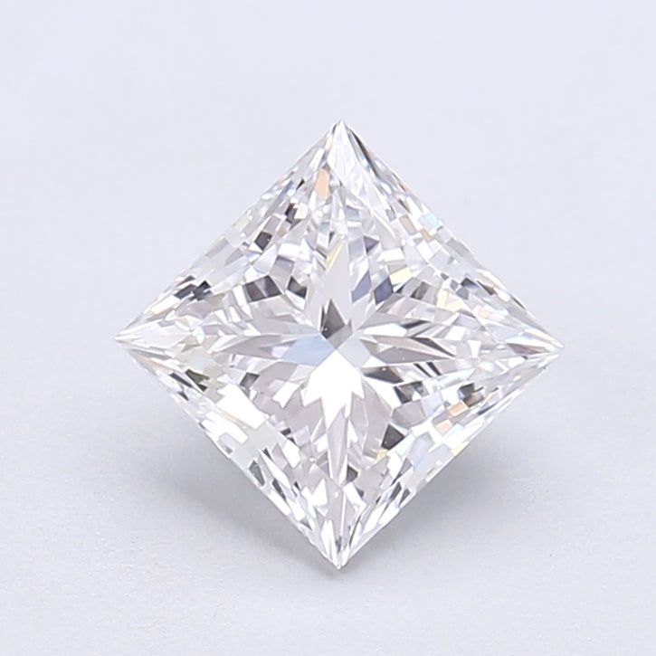 1.55 Carat Princess Shaped, Very Good Cut, D Color, VVS2 Clarity, IGI Certified Lab Grown Diamond