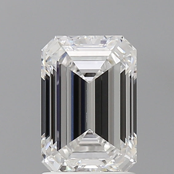 1.58 Carat Emerald Shaped, Ideal Cut, E Color, VVS2 Clarity, IGI Certified Lab Grown Diamond