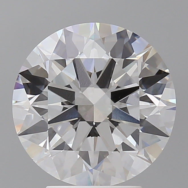 4.00 Carat Round Shaped, Excellent Cut, E Color, VVS2 Clarity, IGI Certified Lab Grown Diamond