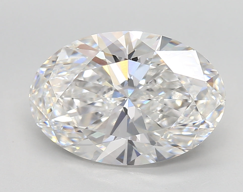 3.96 Carat Oval Shaped, Very Good Cut, E Color, VVS1 Clarity, IGI Certified Lab Grown Diamond