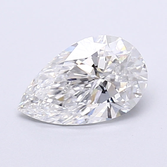 0.84 Carat Pear Shaped, Very Good Cut, D Color, VS1 Clarity, IGI Certified Lab Grown Diamond