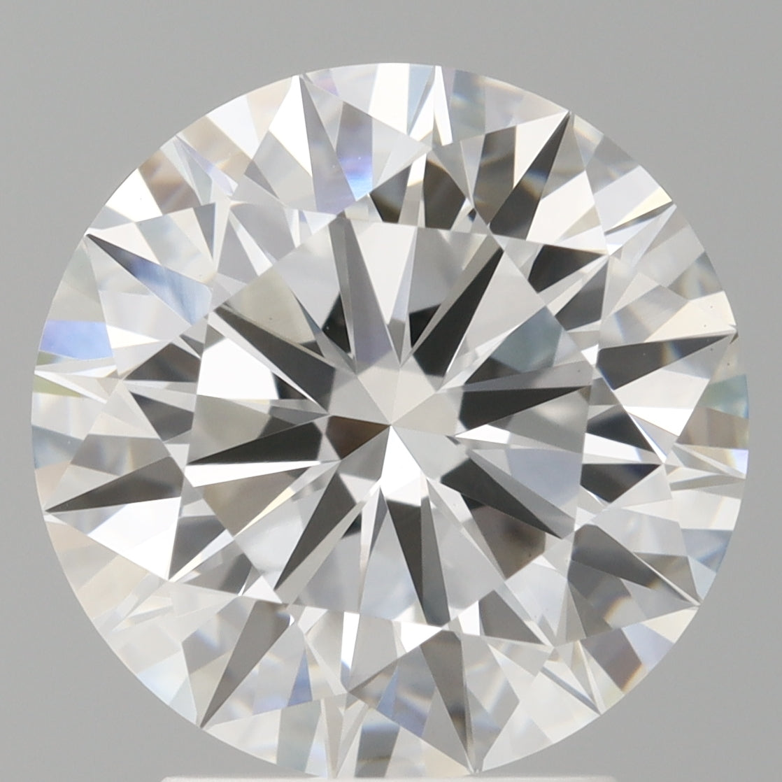 3.05 Carat Round Shaped, Ideal Cut, E Color, VVS2 Clarity, IGI Certified Lab Grown Diamond