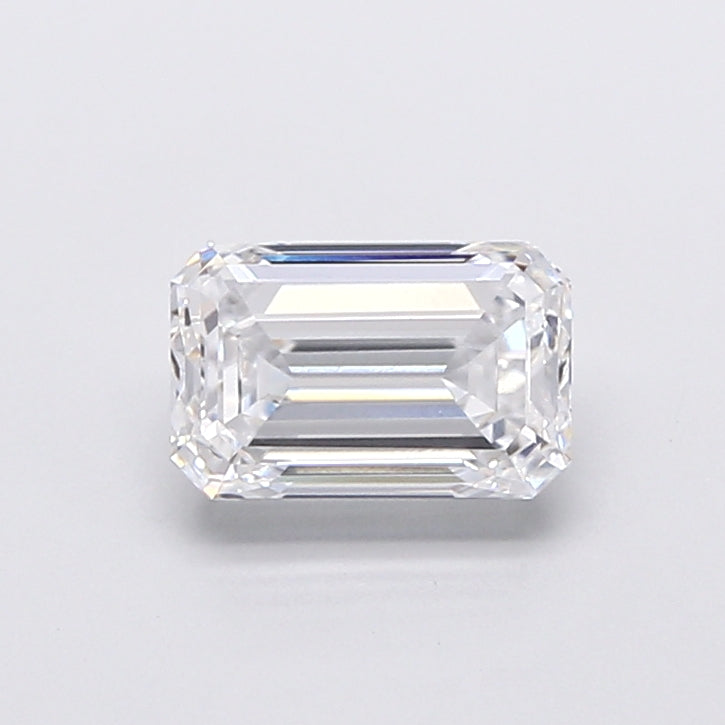 2.19 Carat Emerald Shaped, Very Good Cut, D Color, VVS2 Clarity, IGI Certified Lab Grown Diamond
