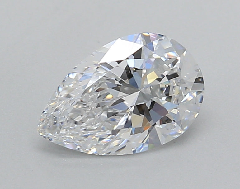 1.02 Carat Pear Shaped, Very Good Cut, D Color, VVS1 Clarity, IGI Certified Lab Grown Diamond