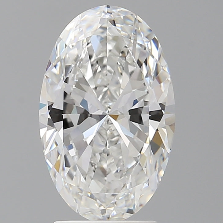 3.03 Carat Oval Shaped, Excellent Cut, E Color, VVS2 Clarity, IGI Certified Lab Grown Diamond