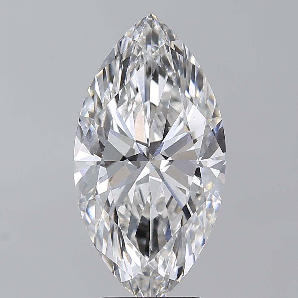 4.52 Carat Marquise Shaped, Very Good Cut, F Color, VVS2 Clarity, IGI Certified Lab Grown Diamond